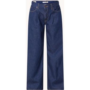 Levi's High waist wide fit jeans met donkere wassing