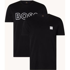 HUGO BOSS Teebox t-shirt in 2-pack met logo