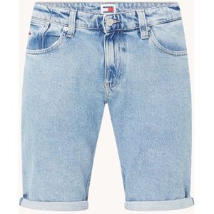 Tommy Hilfiger Straight fit korte broek van denim met steekzakken