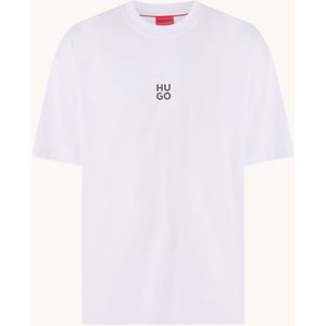 HUGO BOSS T-shirt met logo- en backprint