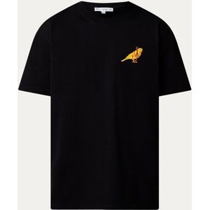 J.W. Anderson Canary T-shirt van biologisch katoen met logoborduring