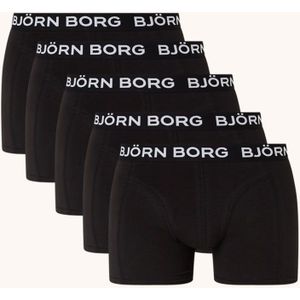 Björn Borg Essential boxershorts met logoband in 5-pack