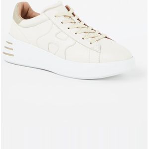 Hogan Sneaker van leer met glitter details