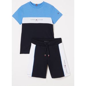 Tommy Hilfiger Set met T-shirt en korte joggingbroek 2-delig