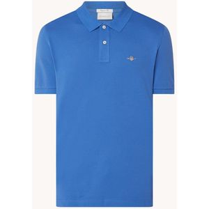 Gant Regular fit polo van piqué katoen met logoborduring