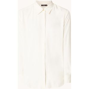Ralph Lauren Semi-transparante blouse met sierknopen
