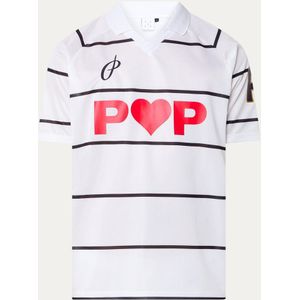 Pop Trading Company Regular fit polo met logoprint