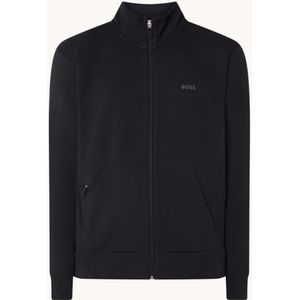 HUGO BOSS Skaz sweatvest met steekzakken en logo