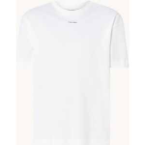 Calvin Klein T-shirt met logo en stretch