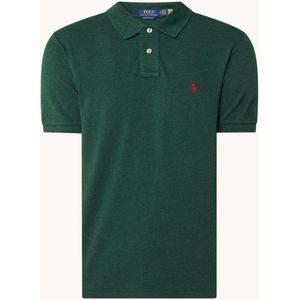 Ralph Lauren Custom slim fit polo van piqué katoen met logoborduring