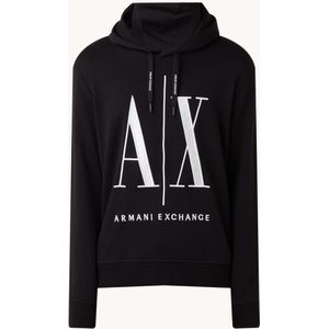 Armani Exchange Hoodie met logoborduring