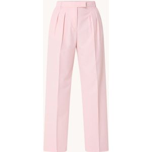 Benetton High waist loose fit pantalon met steekzakken