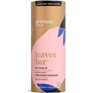 Attitude - Leaves Bar Dry Body Oil - Sandalwood - 85 g - Bodyolie