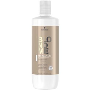 Schwarzkopf BlondMe All Blondes Detox Shampoo 1000ml - Normale shampoo vrouwen - Voor Alle haartypes