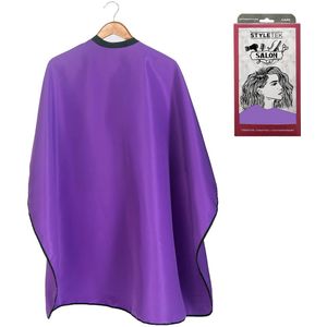 Styletek - Kapmantel - Paars - 152x120cm - Met Drukknopen