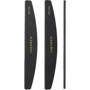 Gebogen Nagelvijl Duo Set Grid 100/180+180/240