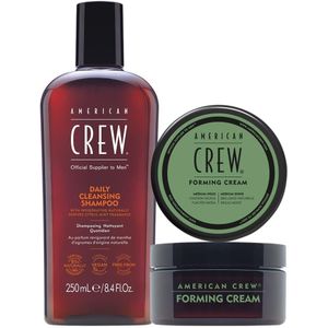 Daily Cleansing Shampoo & Forming Cream Set - 250ml+85g