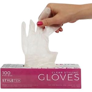 Styletek - Vinyl Handschoenen - Wit - Poedervrij - 100 stuks