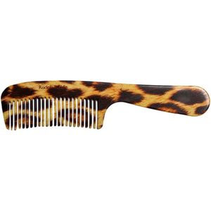 Rock & Ruddle - Kam met Handvat - Africa Luipaard - Kwalitatieve Kam voor Dagelijks Gebruik