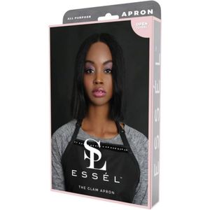 Essel - The Glam - Kappersschort - Zwart - Professioneel met Steentjes