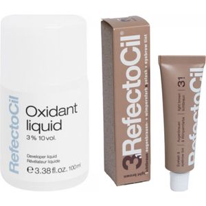 Wenkbrauwverf Oxidant Liquid Set - 15+100ml