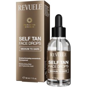 Self Tan Face Drops Medium To Dark - 30ml