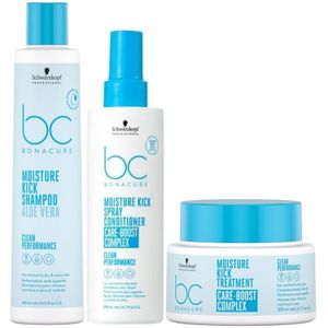 Schwarzkopf - Bonacure Moisture Kick Treatment Spray Set - 250+200ml+200ml