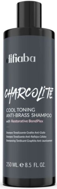 Difiaba - Charcolite Cool Toning Shampoo - Blond - 250ml