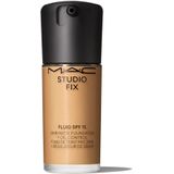 MAC Cosmetics - Studio Fix Fluid - Foundation - 30ml - Medium Beige met Perzikachtige Ondertoon