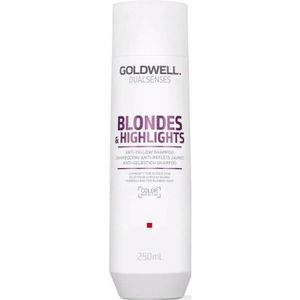 Goldwell Dualsenses Blondes Anti-Yellow Shampoo -250ml - Normale shampoo vrouwen - Voor Alle haartypes