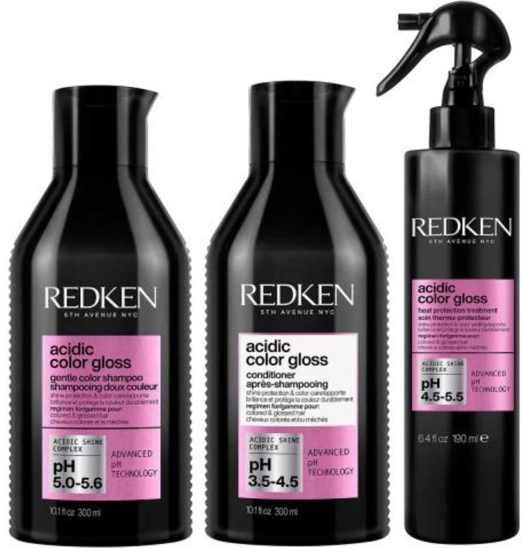 Acidic Color Gloss Protective Set - 2x300+190ml