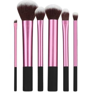 Roze Makeup Brush Set - 6pcs