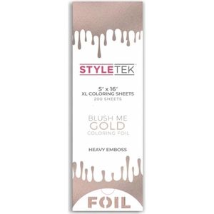 Styletek - XL Aluminium Folie - Blush Me Gold - 200 stuks
