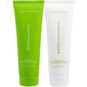 Veganboost - Biotin Shampoo & Conditioner Set - 250 ml - Haarverzorging