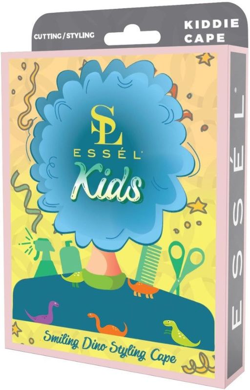 Essel - Smiling Dino Styling Cape met drukknopen- 91x74cm
