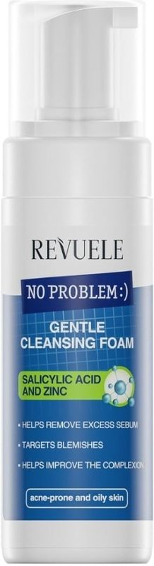Revuele No Problem Gentle Cleansing Foam Salicylic Acid And Zinc 150 ml