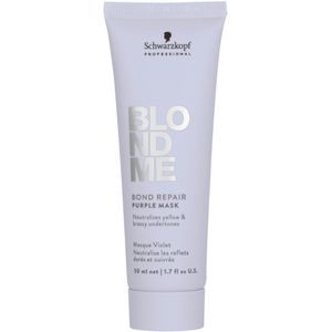 BlondMe - Bond Repair - Haarmasker - 50ml - Paars