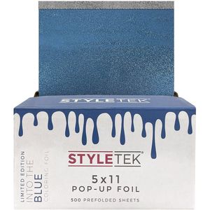Voorgevouwen 5x11 Pop Up Blue Folie - 500st