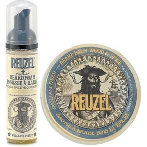 Groom & Grow Wood & Spice Fragrance Set