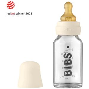 Babyfles Glas - 110ml - Ivory