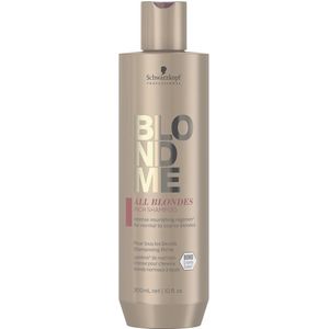 Schwarzkopf BlondMe Care All Blondes Rich Shampoo 300ml - Normale shampoo vrouwen - Voor Alle haartypes