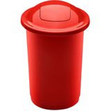 Plafor - Top Prullenbak 50L– Recycling - Rood