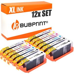 Bubprint 12 Druckerpatronen kompatibel für Canon PGI-580 - CLI-581 XL