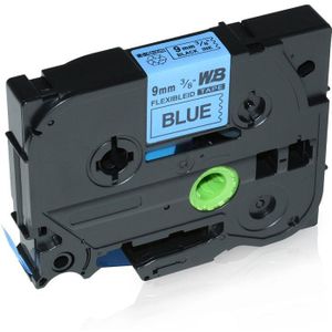 [NB]* Schriftband kompatibel für Brother TZE-FX521 9mm bk/blue