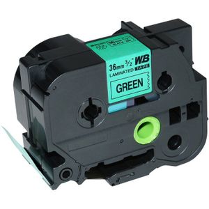 [NB]* Schriftband kompatibel für Brother TZE761 36mm bk/green