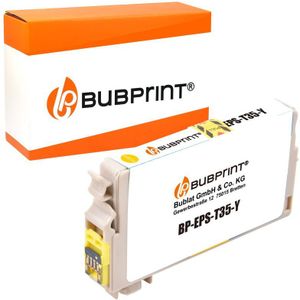 Bubprint Druckerpatrone XL Gelb kompatibel für Epson WorkForce Pro WF-4725DWF WF-4740DTWF Neue Chip Version