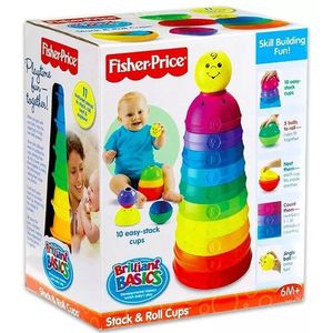Fisher-Price: Stapeltoren met kleurrijke bekers