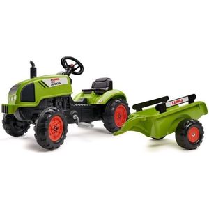 Falk Claas Tractor Arion 410 Tractor + Aanhanger 2-5