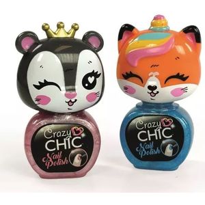 Clementoni: Crazy Chic - Dieren Nagellak Set