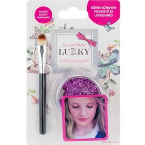 Lukky: Douchegel met glitter - paars